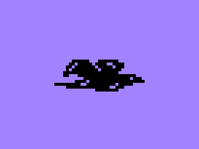 Bird bird fly identity logo logomark mark pixel