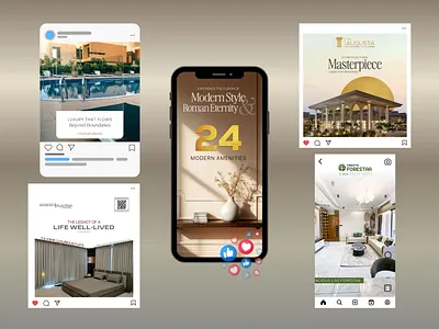 Designed for those who Demand Excellence | Real Estate Marketing ads branding design graphic design instagram post logo real estate
