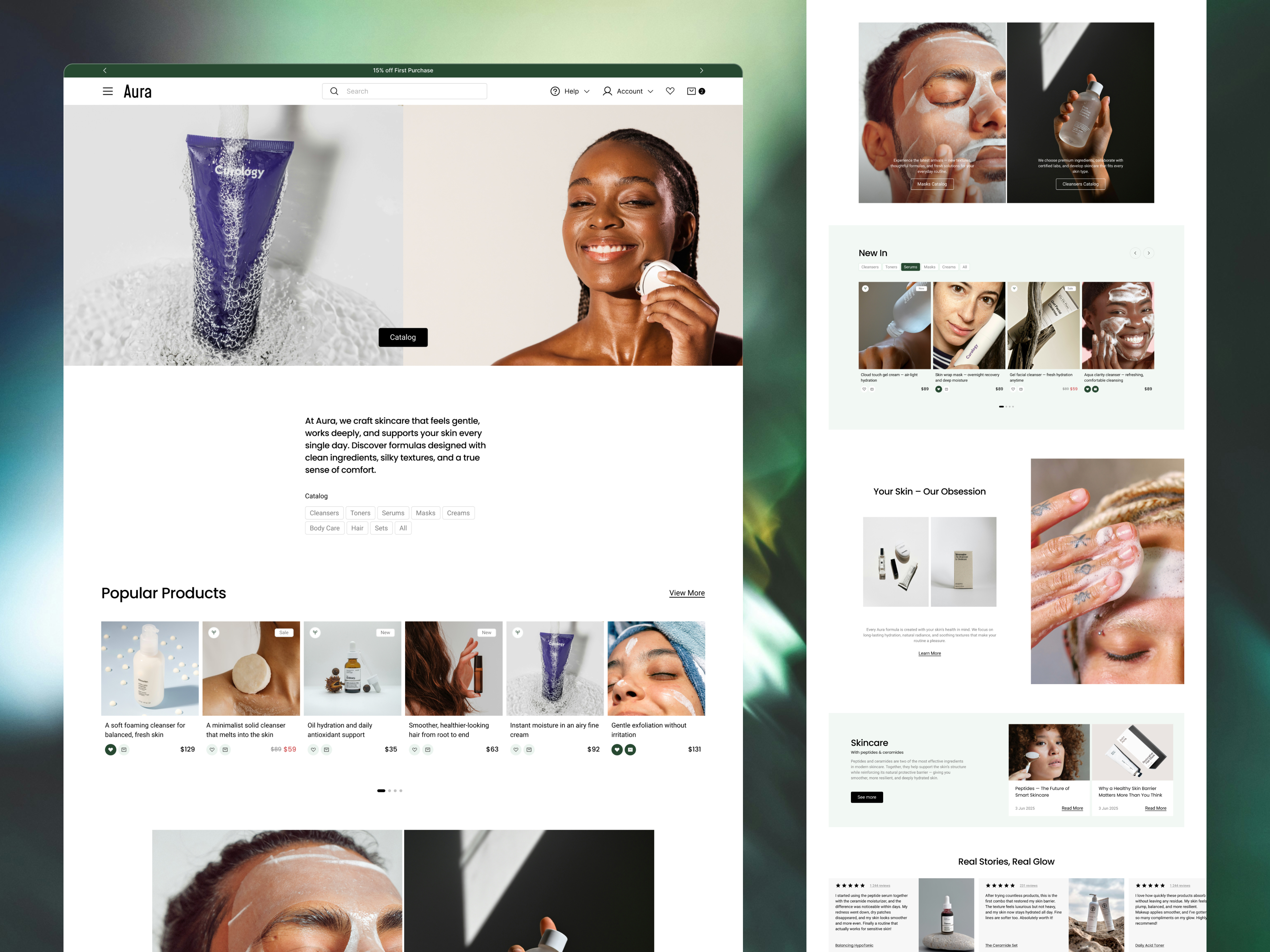 Example of E Commerce Website Design Service