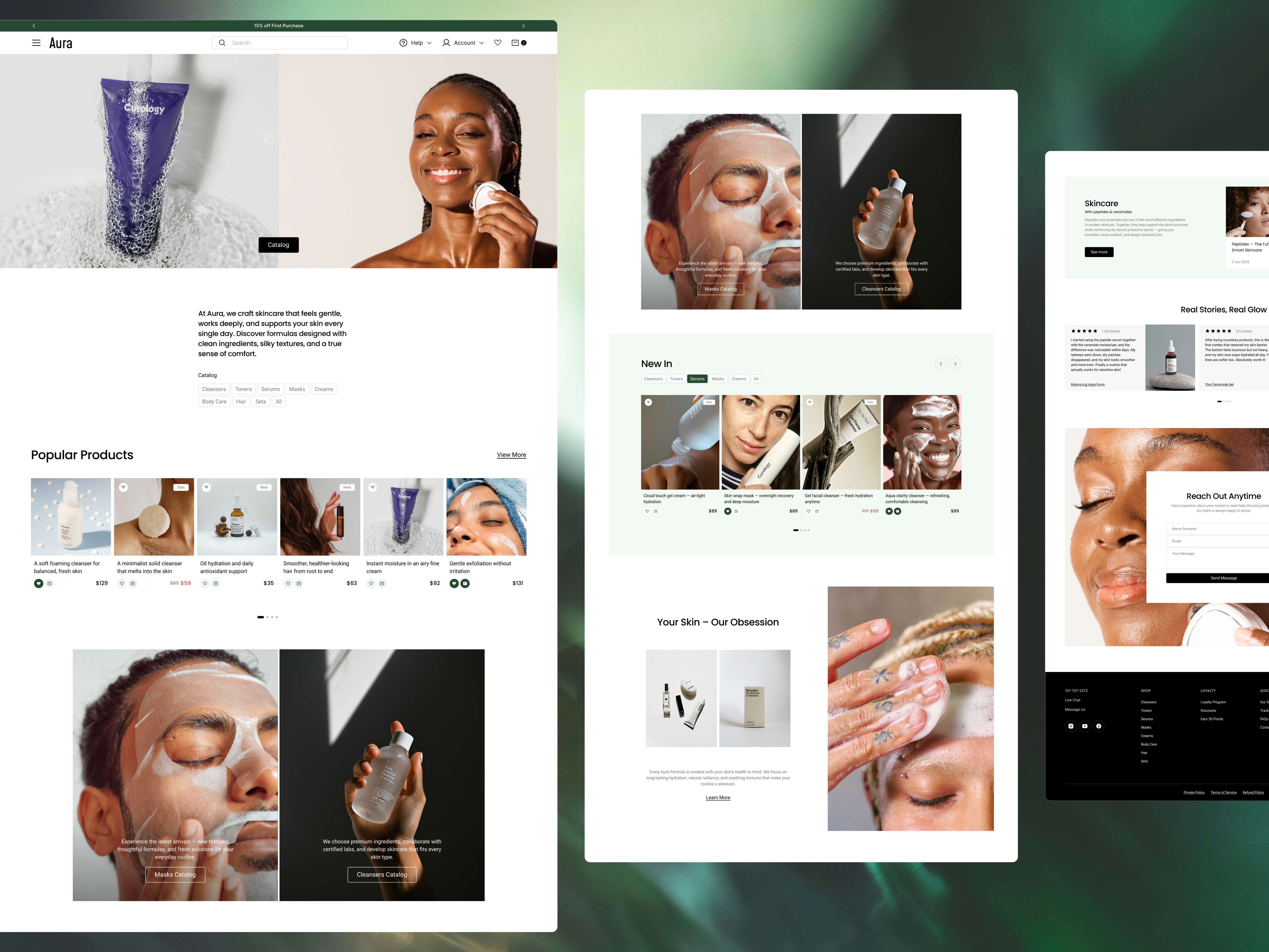 Example of E Commerce Website Design Service