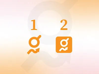 Which version feels more premium to you — 1 or 2? brand design brand identity brand identity design branding brandstrategist brandstrategy business logo design corporateidentity gain graphs logo graphic design graphic designer growing up logo letter g logo logo logo designer logo inspirations modern logo design new startups logo searching logo design visual identity