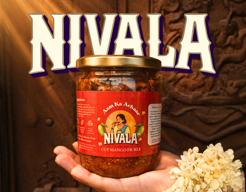 Nivala – Visual Identity & Packaging brand identity branding culture inspired design inspiration dribbble fmcg food branding heritage design illustrator indian branding label design logo design mockup modern traditional packaging design pickle packaging product design social media design typography visual identity