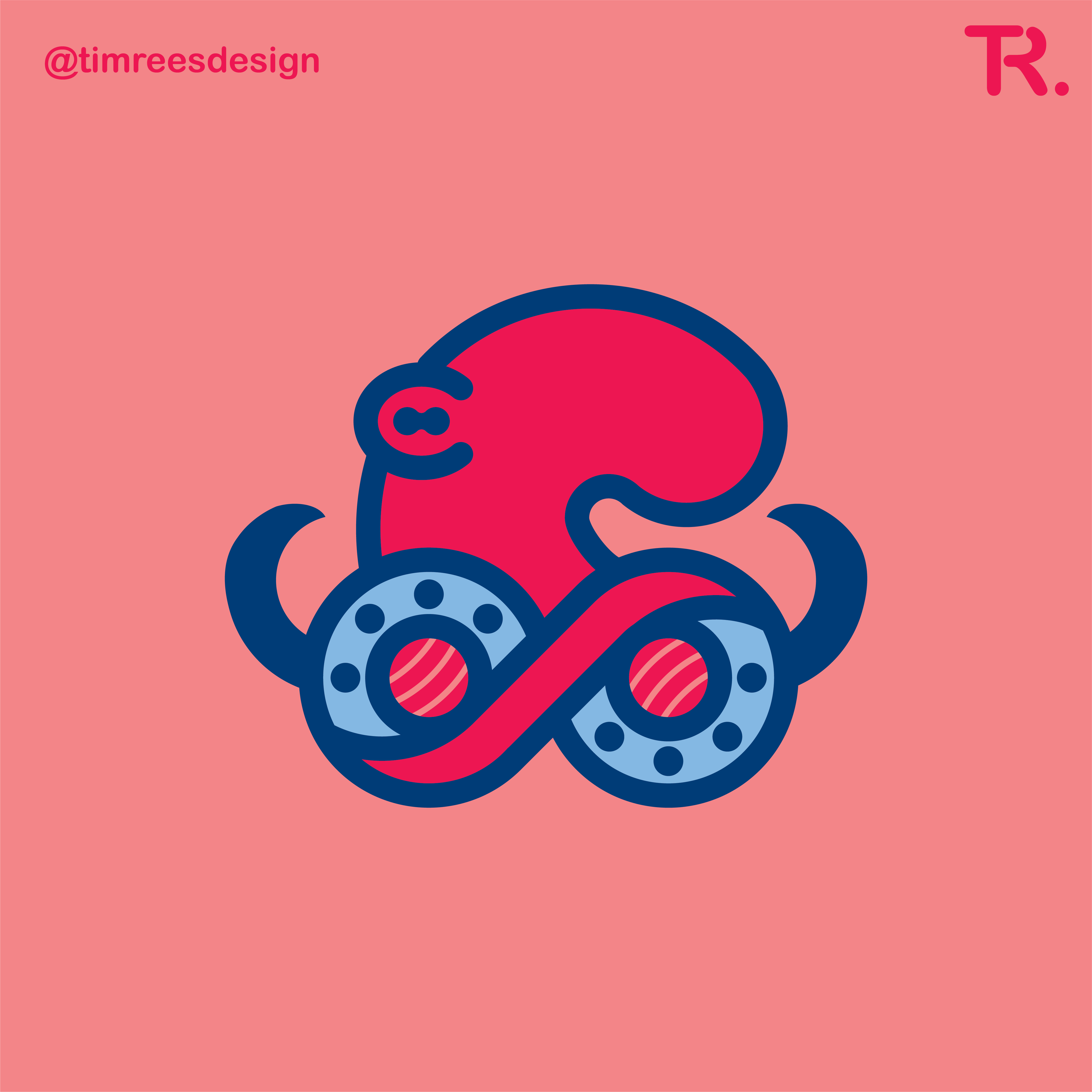 OCTOPUS LOGO branding design graphic design graphicdesign graphicdesigner illustration logo vector