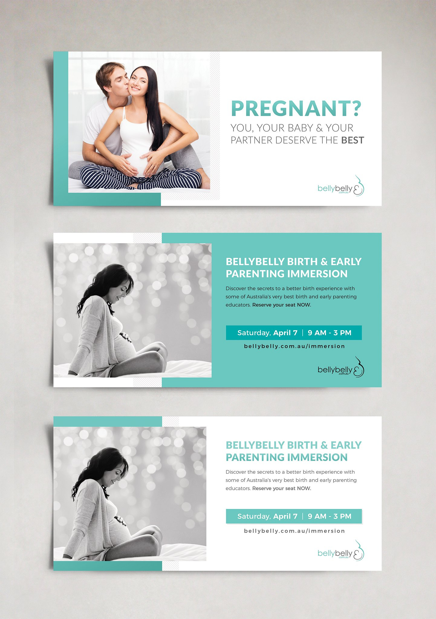 bellybelly banner design graphic design