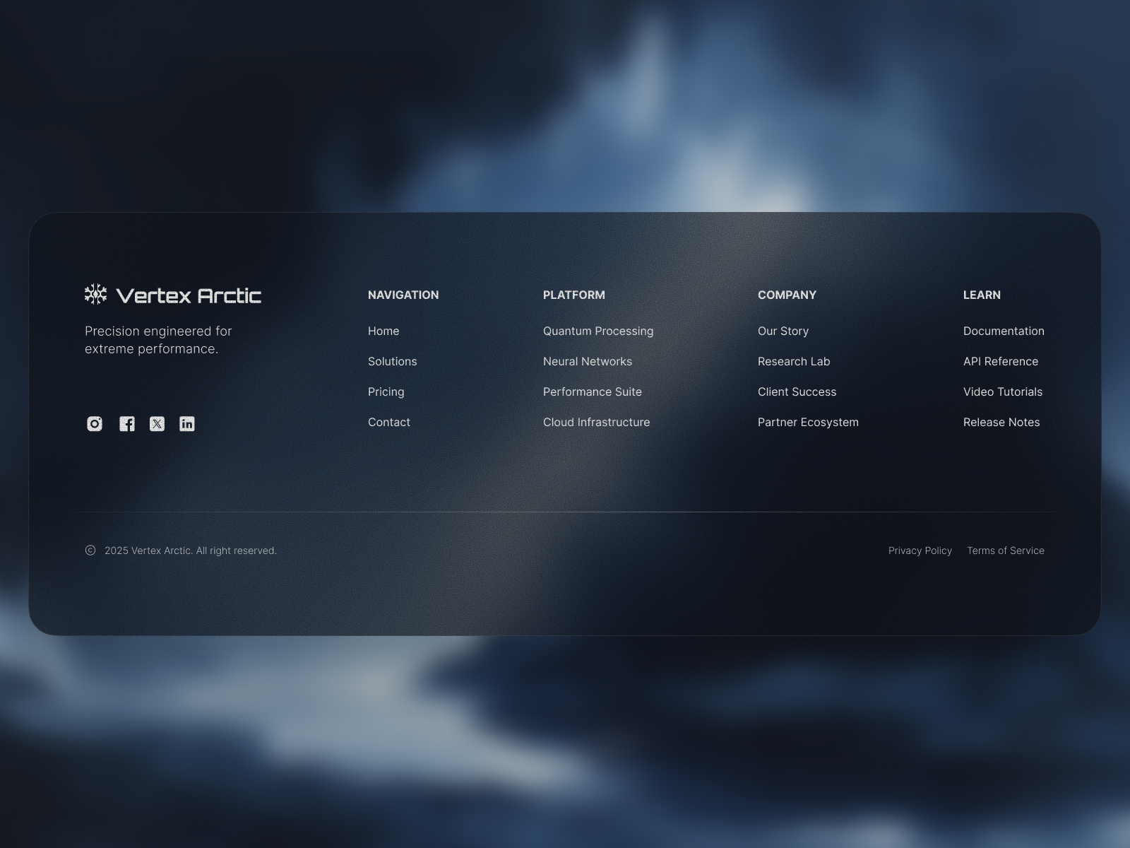 Fire vs Ice - Footer Design Exploration branding color theory contrast dark theme figma fire and ice footer design glass morphism layout design midjourney minimalist modern design saas design startup design tech design typography ui design web design website design website footer