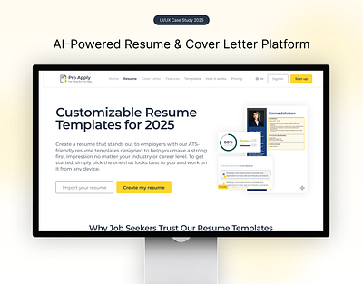 AI Pwered Resume & Cover Letter SaaS Platfrom
