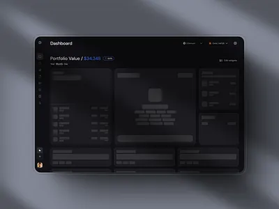 Skeleton Loading - Dashboard app design branding crypto dark design dashboard ui ux wallet web3