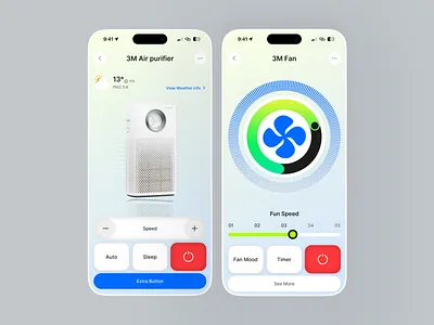 Remote – Mobile App UI Design air air conditioner app design minimaldesign mobile mobile app mobile app design mobile app ui mobile ui design remote smart app smart home smartacremote smartcontrols ui ui design universal