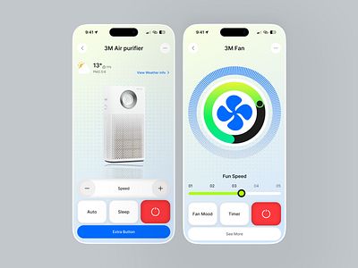 Remote – Mobile App UI Design air air conditioner app design minimaldesign mobile mobile app mobile app design mobile app ui mobile ui design remote smart app smart home smartacremote smartcontrols ui ui design universal
