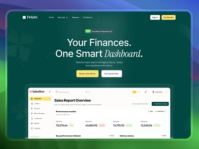 Smart Finance Dashboard UI. Modern SaaS Website Concept analytics ui branding clean ui data visualization design dribbble trending figma finance ui financial dashboard graphic design illustration logo saas saas ui ui userexperience ux design web app design webflow design