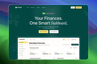 Smart Finance Dashboard UI. Modern SaaS Website Concept analytics ui branding clean ui data visualization design dribbble trending figma finance ui financial dashboard graphic design illustration logo saas saas ui ui userexperience ux design web app design webflow design