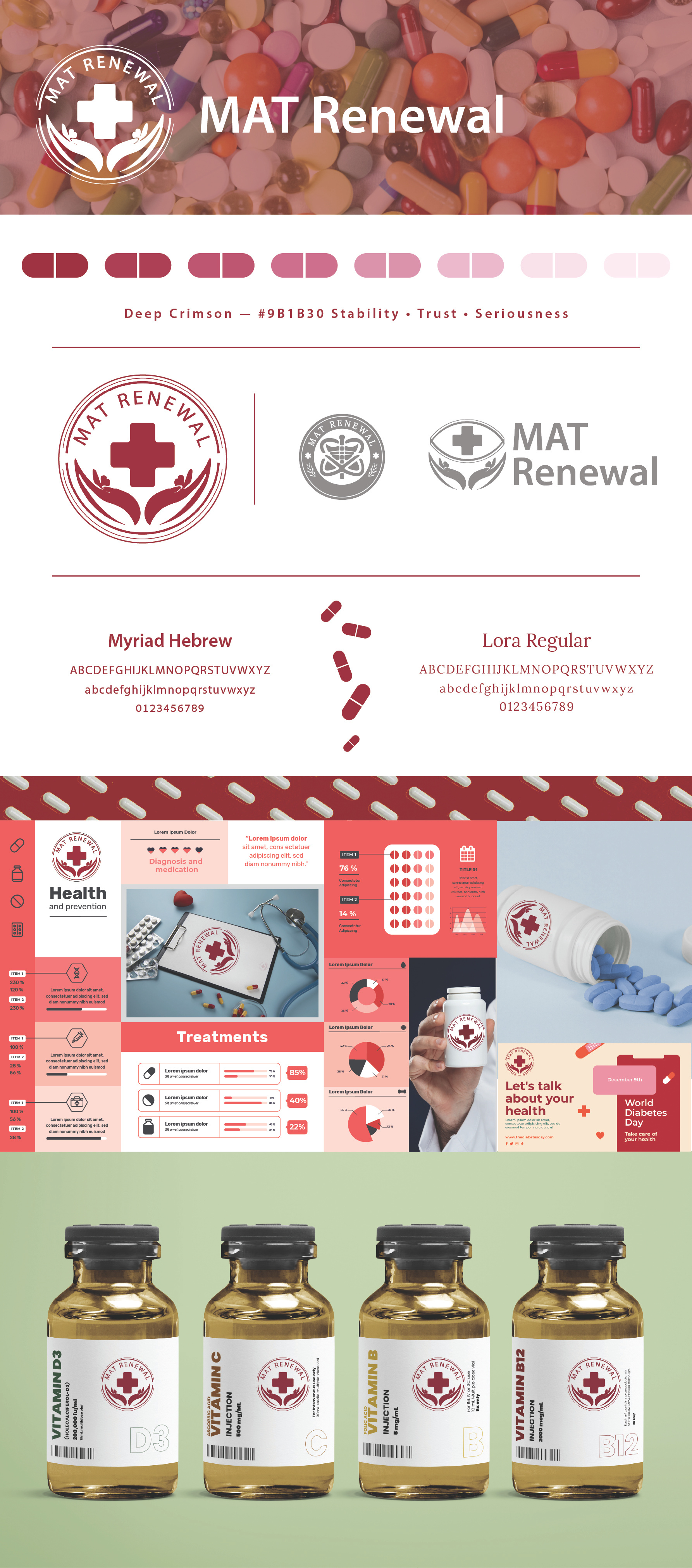 minimal logo branding Medication Assisted Treatment art branding design graphic design illustration logo logo design ui ux