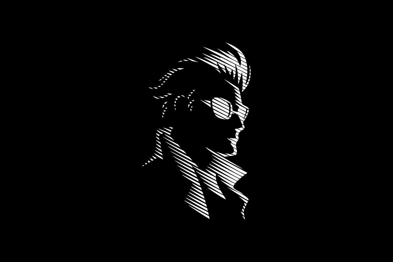 Cool Man branding cool design face fashion glasses graphic design hairstyle handsome icon logo man mascot metalcut model monochrome vector
