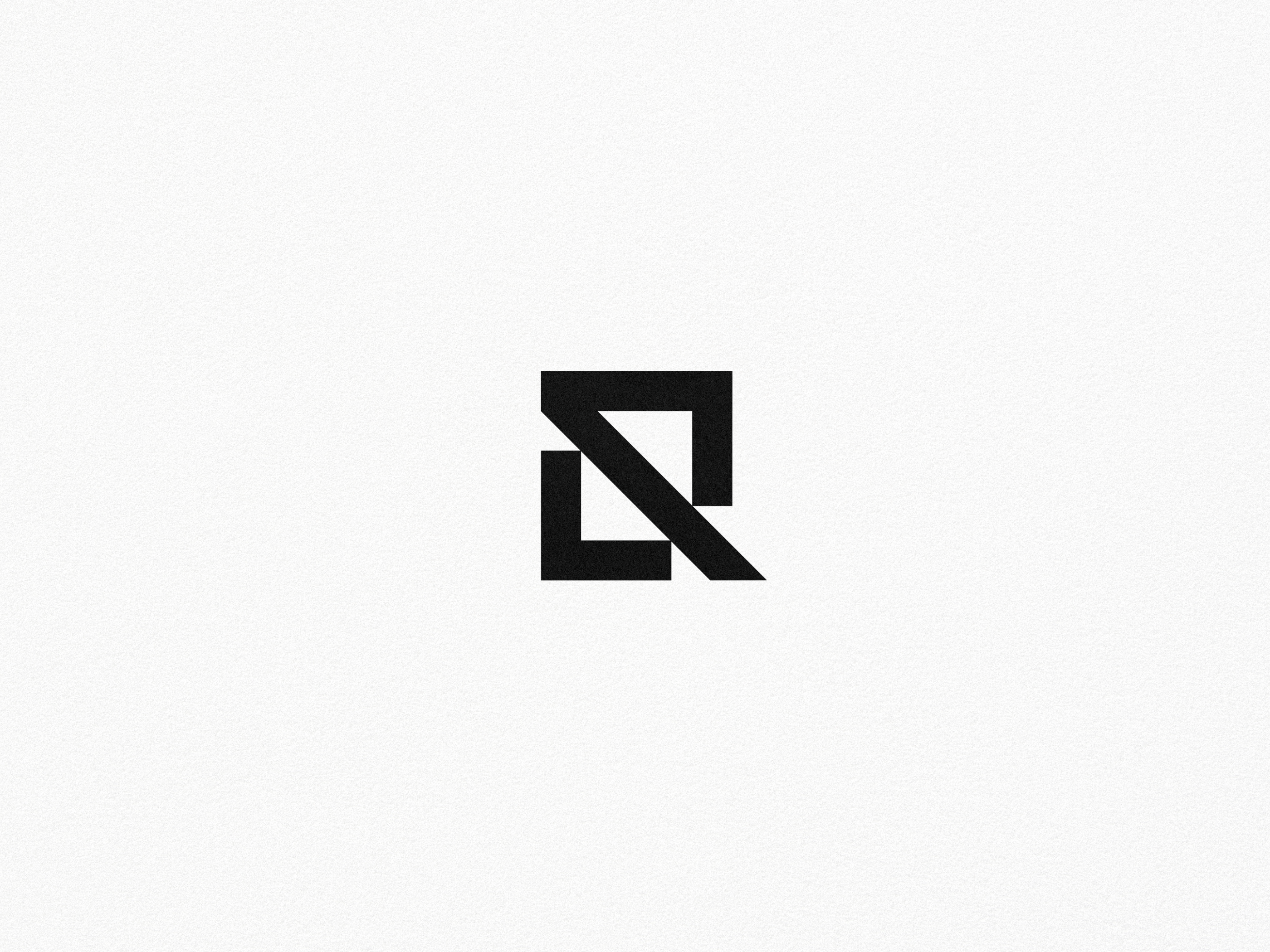 Q & R blackandwhite bolddesign brandidentity branding design emblem graphic design icon illustration lettermark logo logo design logodesign logomark logotype mark minimalism vector