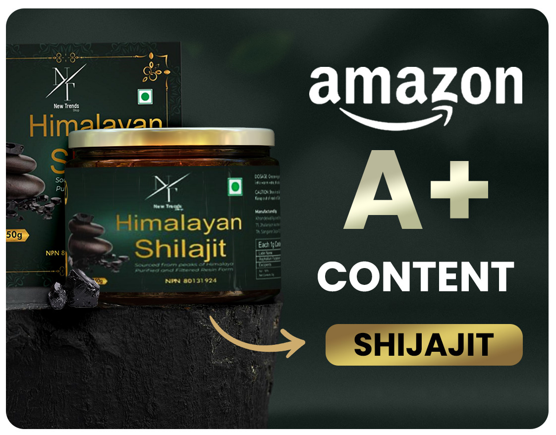 Himalayan Shilajit – Premium Amazon A+ Content Design a plus content amazon a content amazon brand design amazon graphics amazon listing design branding clean layout ecommerce content graphic design herbal supplement branding logo modern design packaging design product branding product presentation shilajit design supplement design
