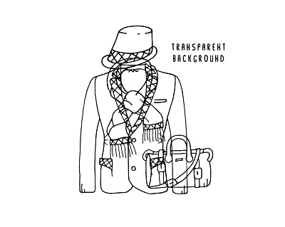 Modern Basics for Him - hand drawn line art artwork capsule wardrobe casual menswear creative design digital illustration fashion accessories line art mens fashion illustration menswear collection minimalist fashion patterned clothing sneakers art streetwear sketch summer outfit urban style