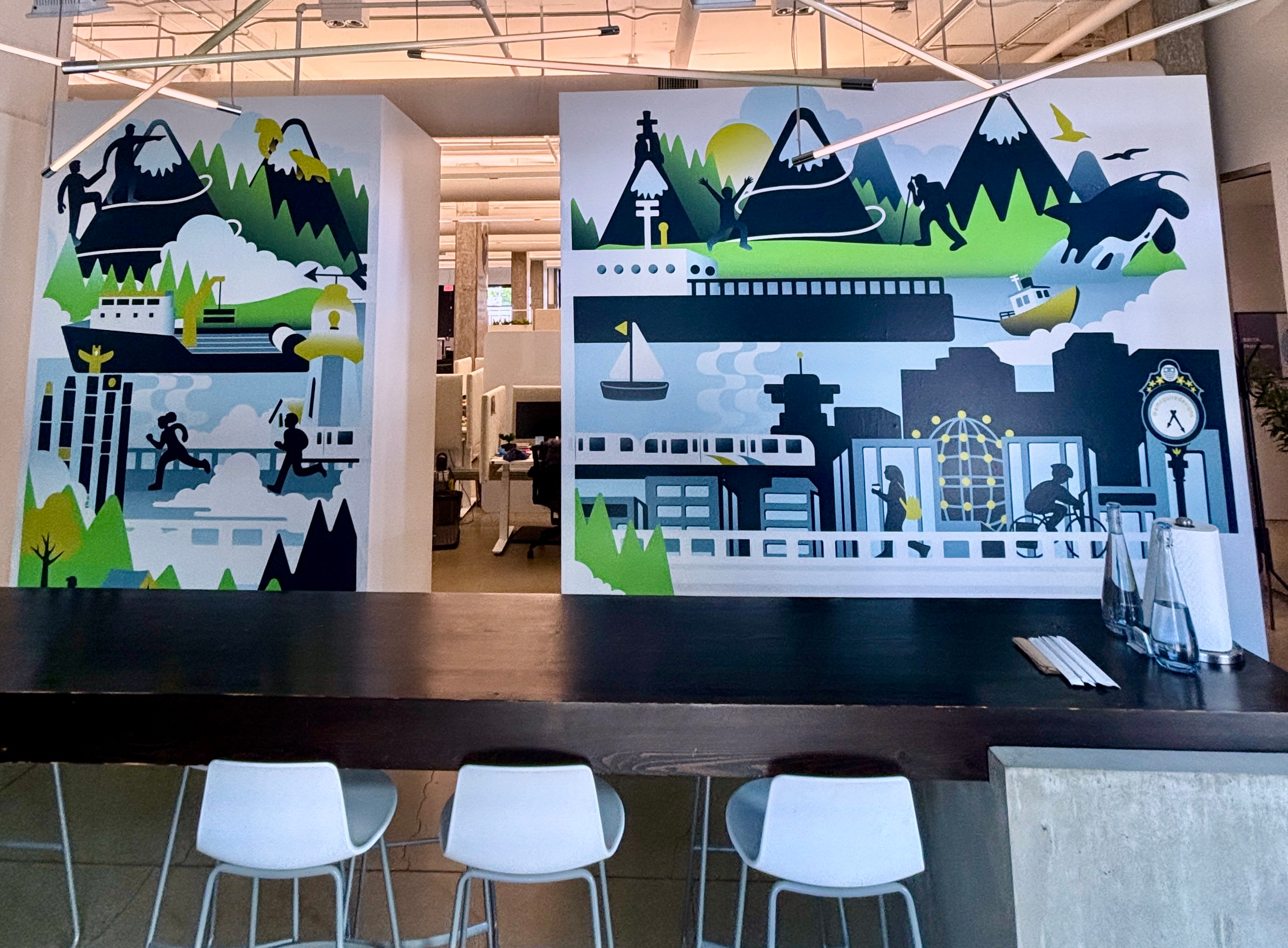 VIVREAU VANCOUVER british columbia design freelance illustration illustrator vector