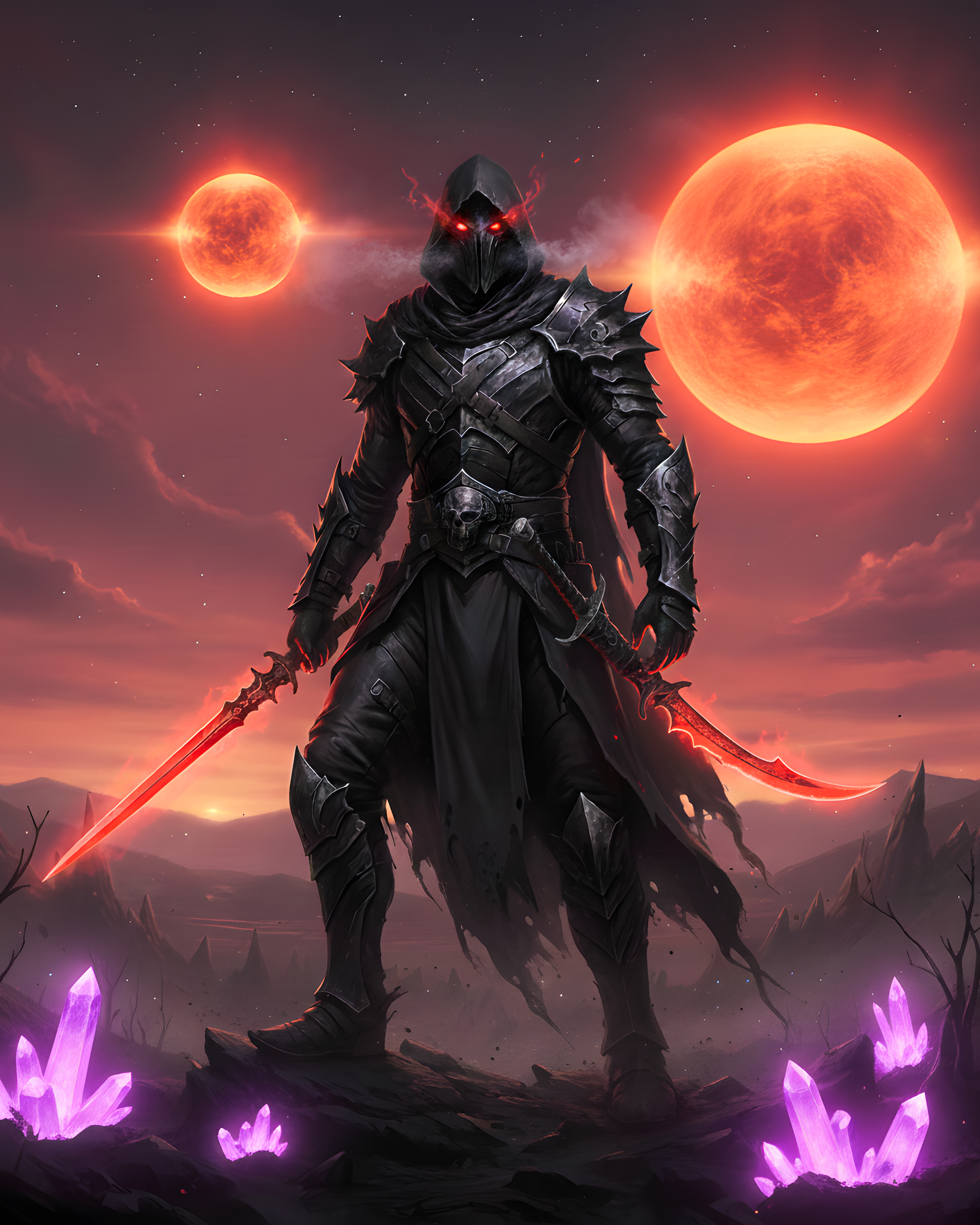 Dark Assassin digital artwork fantasy sci fi