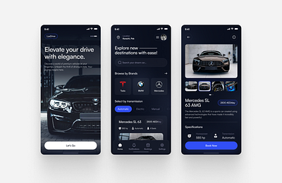 Premium Car Fleet Mobile Apps car rental apps limousine cars limousine mobile apps mobile apps
