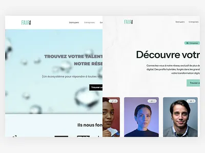 From The Web #31 after before enterprise freelance hero hiring hr landing page redesign remote sass talent web