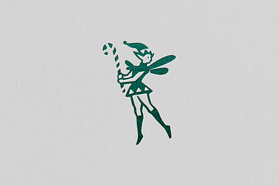 Christmas elf branding cartoon christmas elf design elf fantasy festive folklore gift graphic design holiday icon illustration logo logo design magic magical vector winter