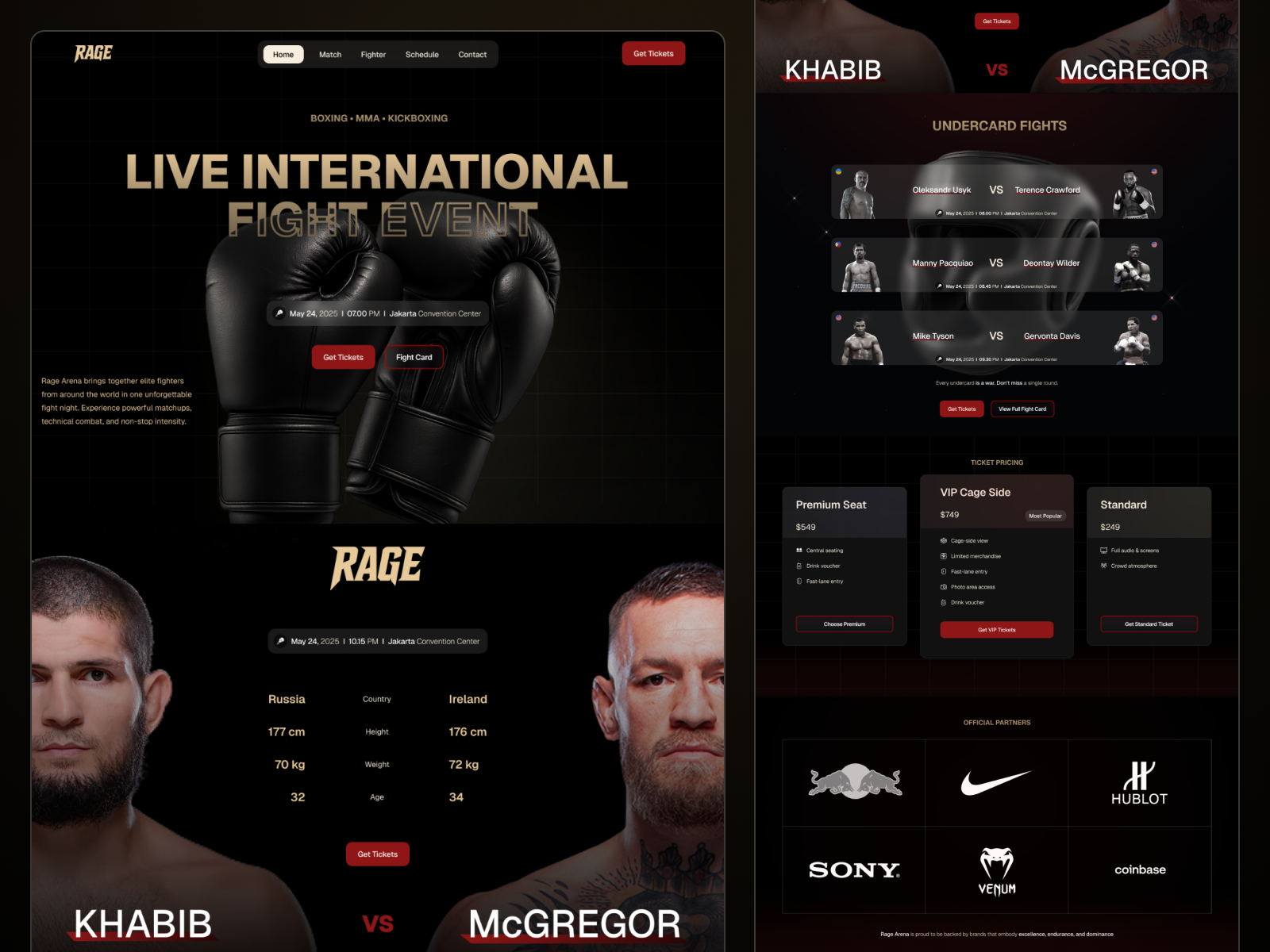 Example of Landing Page Web Design