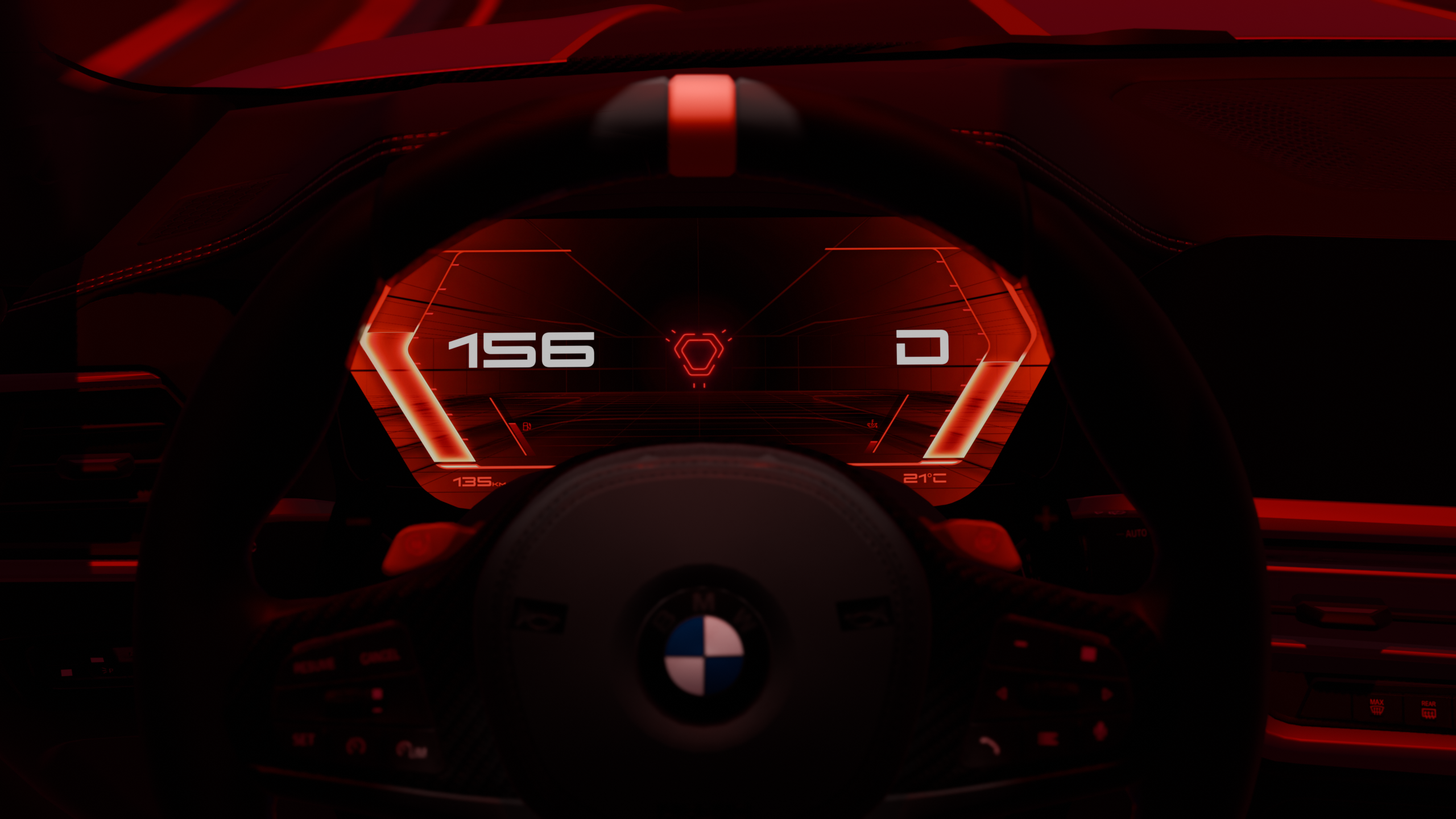 Automotive HMI Design Concept Inspired by TRON 3d motion graphics ui