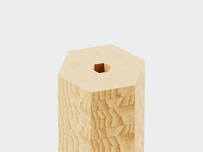 Towering 3d 3d animation blender blender3d illustration isometric isometric illustration tower wood wood joint