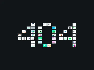 404 Page Dark Mode Work-in-Progress 404 dark mode design error flat illustration number personal portfolio site ui web work in progress