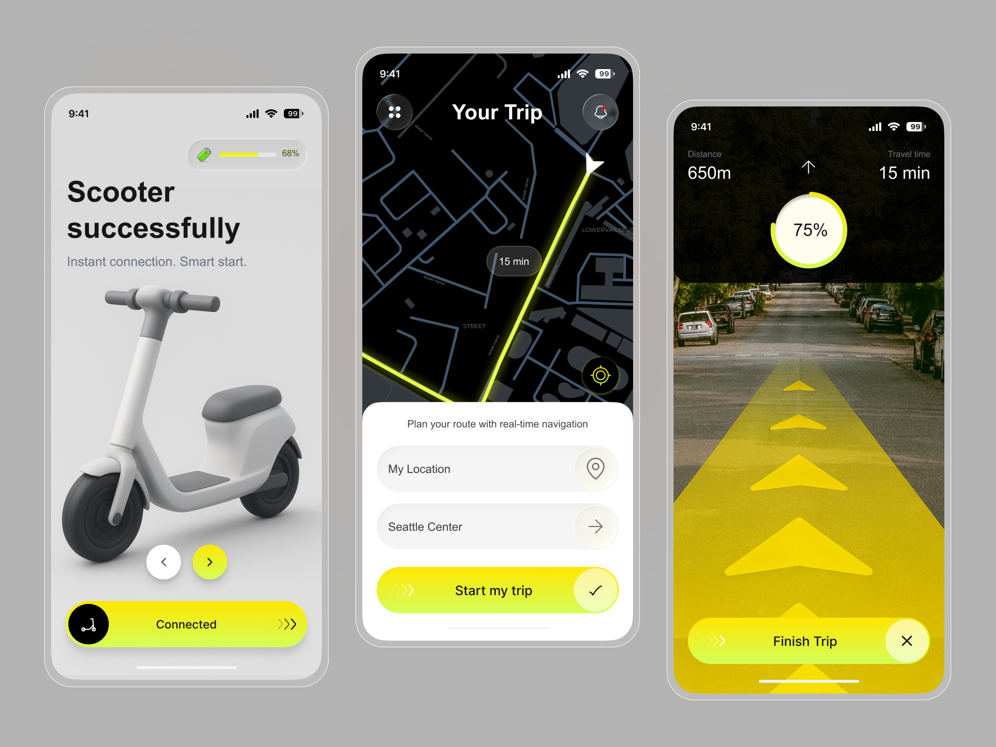Smart Bike Rental Mobile App ai app app design automation b2b bike bike rental bike sharing crm cycle store cycling dashboard e commerce management mobile app product design saas smart software tracker urban mobility