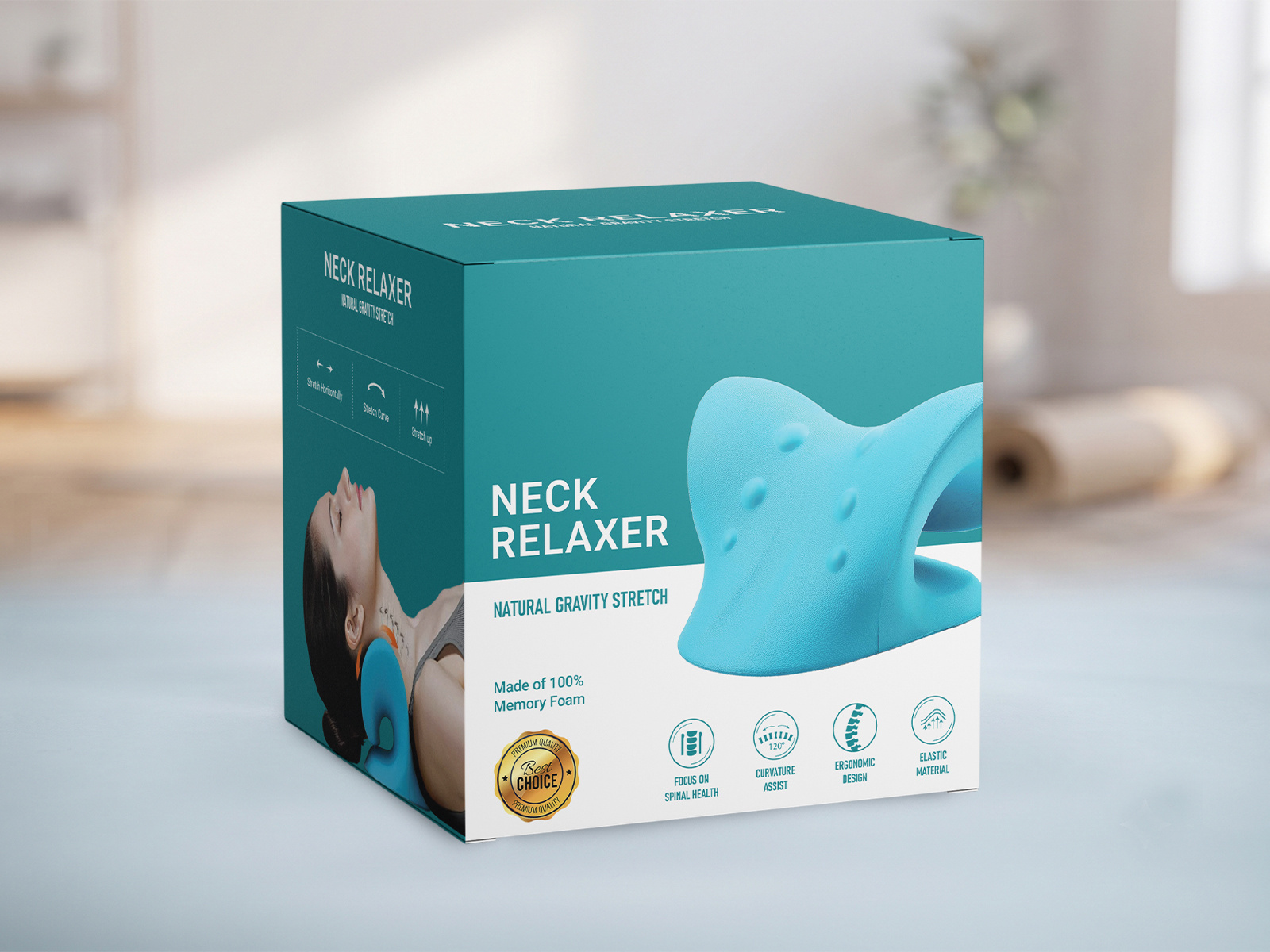 Neck Relaxer Packaging Design amazon packaging box design box packaging label design packaging label design packaging design product packaging