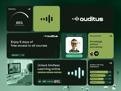 AUDITUS / logo design / Brand identity / Print design ads design audio brand identity brand sign branding dribbble facebook ads google ads graphic design identity branding jabel logo logo design logo ui meta ads poster design social media ads visual design