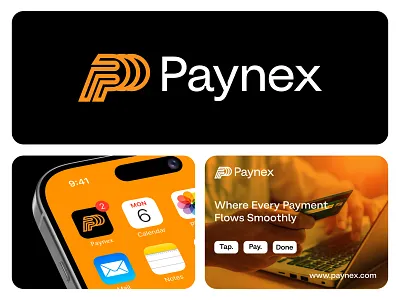 Payment Logo Design app icon brand identity branding digital wallet finance app finance logo fintech fintech logo letter p logo logo design minimal logo modern logo money transfer monogram logo payment payment app payment logo paynex tech logo ui design