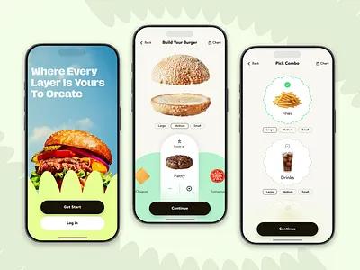 Food App Design food food app food app ui ios mobile modern app online food order restaurant app ui ui design ux