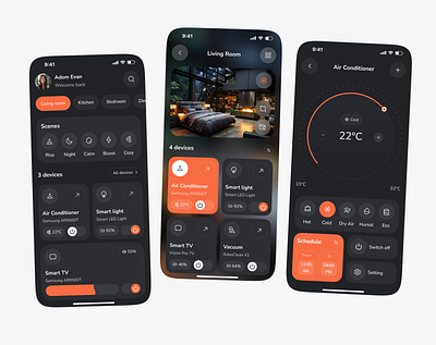 Smart Home AI – Assistant App UI ai ai app ai assistant ai assistant app ai companion ai home design app app design app ui home planner interior design app mobile mobile app mobile app design mobile ui smart app smart home smart home app smart house ui design