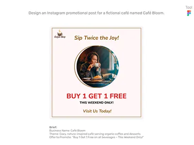 Instagram Promo Post graphic design ui