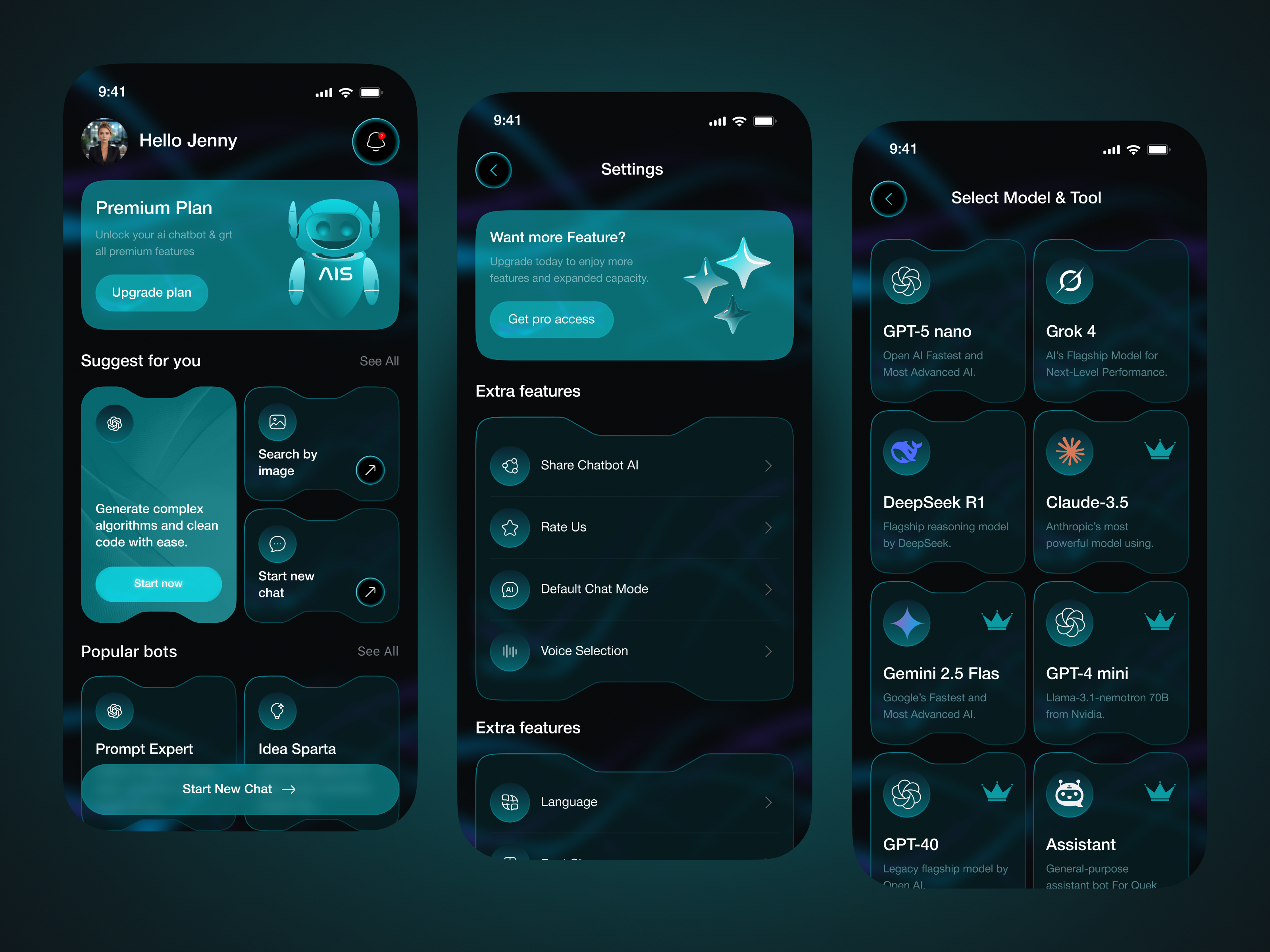 Chatbot AI – Smarter Conversations, Seamless Experience. aichatapp aiconversation aiux apppresentation best app design branding chatappdesign chatbot chatbotai cleandesign darkmodeui dashbord dribbbleshowcase minimalui mobile app mobileui neumorphism productdesign smartassistant uxdesign
