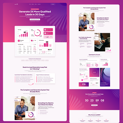 Modern SaaS Landing Page 3d animation art branding creative design designinspiration graphic design graphicdesign illustration logo logodesign motion graphics photography shopify ui uiux website wordpress