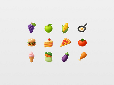 Food 3D icons 3d 3d icons food icon icondesign iconography iconpack icons iconset