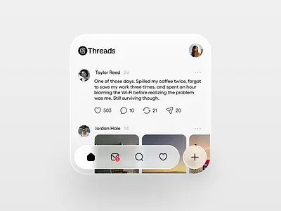 Threads Redesign design icon icondesign iconography iconpack icons iconset illustration ui