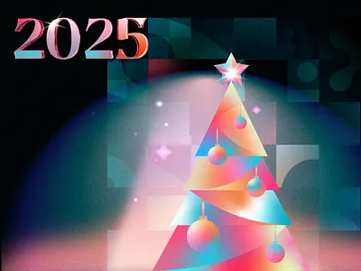 Holy Joly christmas graphic illustration vector