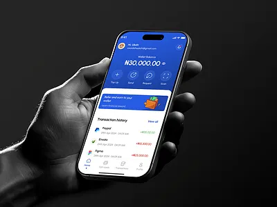 Mobile App Design Exploration figma fintech mobile app uiux design