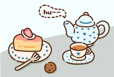 Afternoon Tea afternoon tea illustration illustrations