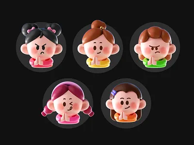 profile picture c4d illustration