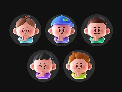 profile picture c4d illustration profile