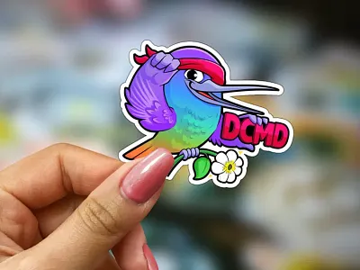Bird cartoon vector art | Cartoon sticker of colorful bird 2d bird branding cartoon cartoon mascot character colorful cute gerdoo graphic design illustration mascot pet sticker