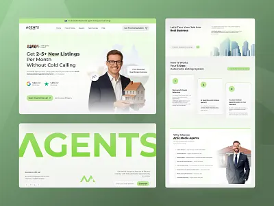 Turning Clicks into Appointments: Artic Media Website Redesign agency ai powered ai website b2b website branding conversion design conversion focused creative design framer landing page marketing website real estate real estate landing page real estate website ui ux ui design web design webflow website redesign