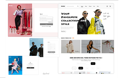 Ruso E-commerce design ui ux