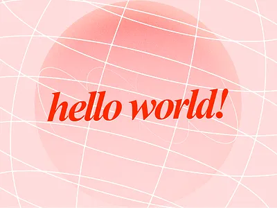 hello dribbble! branding logo motion graphics