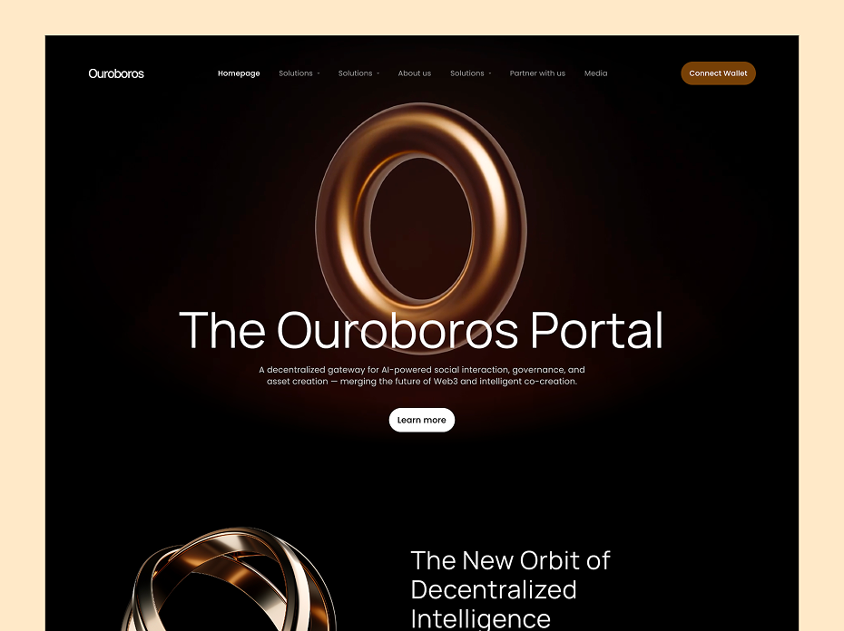 Hero Image for Landing Page 3d 3d illusration design graphic design ui